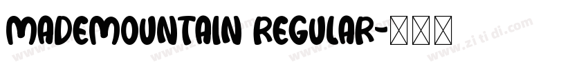 MADEMountain Regular字体转换